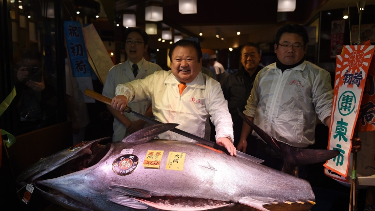 Рекордна цена за риба тон в Япония