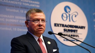 Кралят на Йордания Абдула и на срещата си в Аман