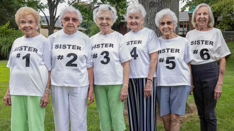 6 сестри на общо 571 години - един рекорд на Гинес за живи роднини