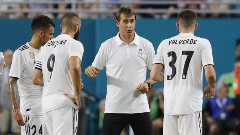 Треньорът на Реал (Мадрид) Хулен Лопетеги коментира загубата с 2:4