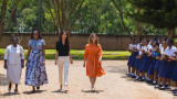 Амал Клуни, Мишел Обама и Мелинда Френч в Малави - обединени, за да спрат детските бракове