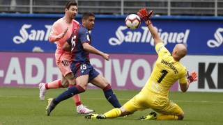 Капитанът на Барселона Лионел Меси вкара двата гола за равенството