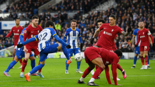 Брайтън спъна отново Ливърпул този път с равенство 2 2 у