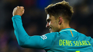 Денис Суарес се появи като резерва по време на гостуването