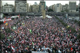 Протест на ливанската опозиция блокира Бейрут