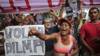 Привърженици на Русеф протестираха срещу временния президент Темер 