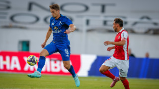 Левски - Брага 0:0 (Развой на срещата по минути)