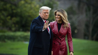 Денят в който Доналд и Мелания Тръмп напуснаха Белия дом