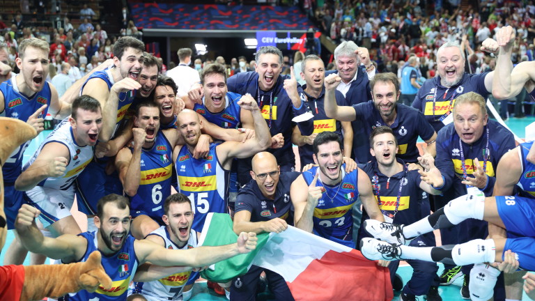 Италия е новият европейски шампион по волейбол