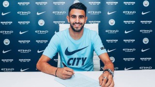Вчера Манчестър Сити официално привлече Рияд Марез който даде първото