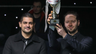 Министър Василев връчи трофея в "Снукър Гран При" 