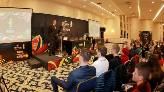 Зам.-министър Андонов откри церемонията по тегленето на жребия за СП по баскетбол за юноши до 17 години