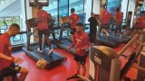 ЦСКА с официална позиция за контролата с Хартберг, "армейците" тренираха във фитнеса (ВИДЕО)