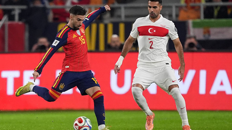 Турция издържа на натиска на Испания и взе точка