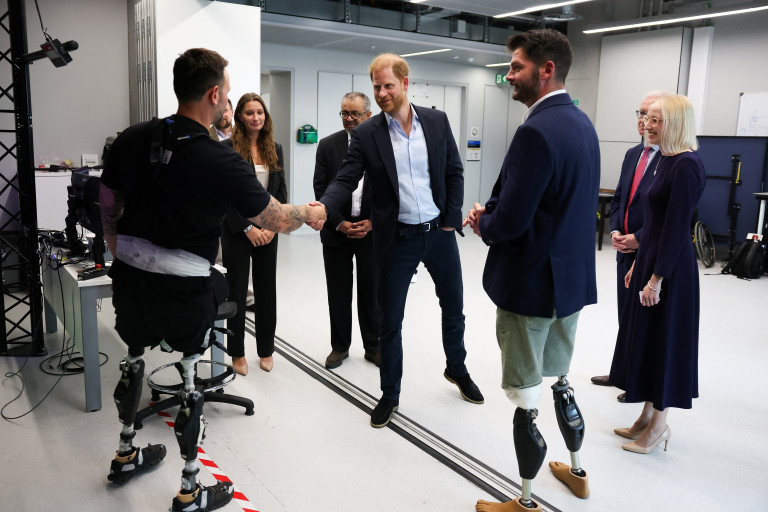 Хари на среща в Лондон по повод Invictus Games