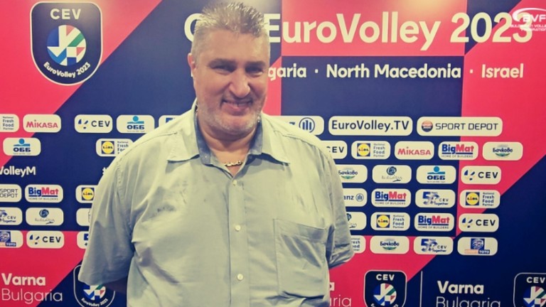 Президентът на Българската федерация по волейбол (БФВ) Любомир Ганев се