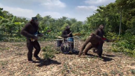 "Колдплей" се правят на маймуни в новия си клип