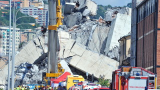 39 души са загинали при рухването на моста в Генуа