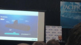  Макрон демонстрира най-новата френска нуклеарна подводница клас 