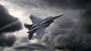 Изтребител F-15 на САЩ се разби в Северно море