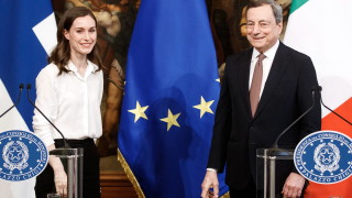 Италия силно подкрепя кандидатурата на Швеция и Финладия за НАТО