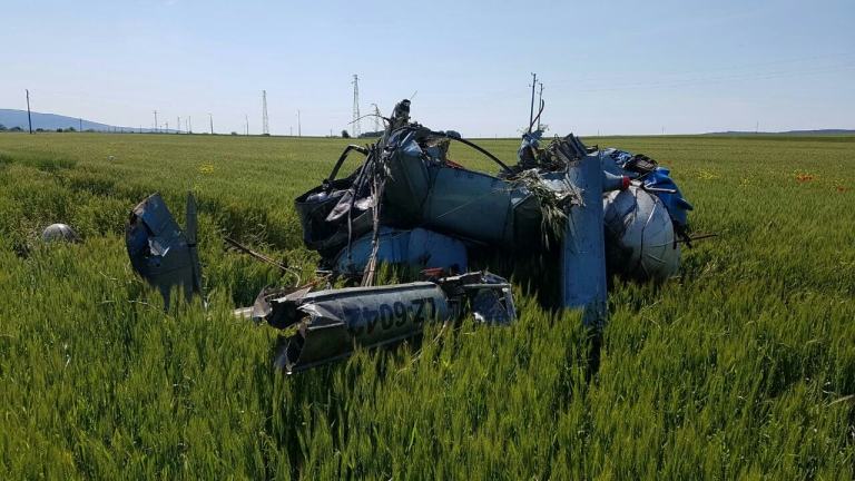 Хеликоптер падна край Несебър