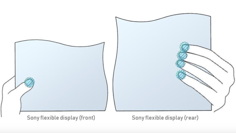 Sony патентова първи по рода си гъвкав екран с две лица