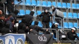  Фенове на Левски и ЦСКА си спретнаха меле в Русе 