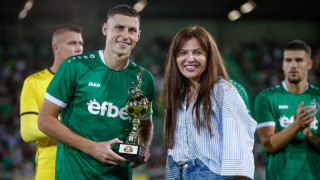 Пьотровски бе награден за най-добър футболист в Първа лига през миналия сезон