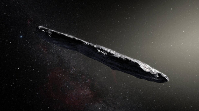 Астрономите с вълнение следят интригуващия астероид Oумуамуа (Oumuamua), който преминава