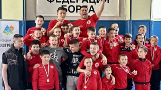 Малките борци на ЦСКА спечелиха турнира в зала "Диана"