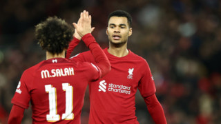 Новото попълнение на Ливърпул Годи Гакпо най сетне отбеляза дебютното