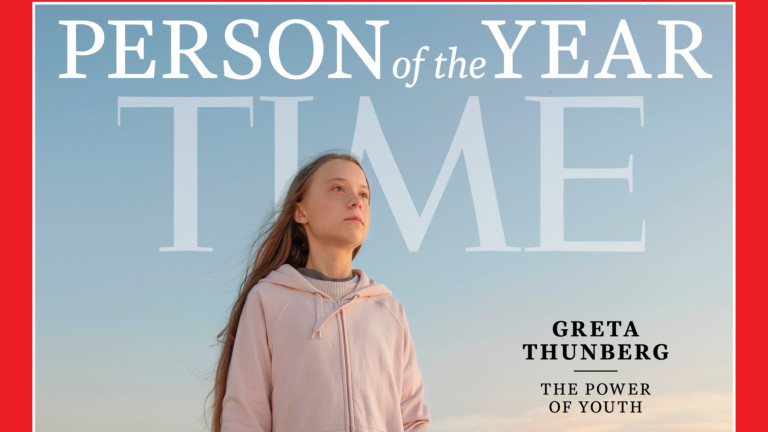 Грета Тунберг е "Личност на годината" за 2019 г. на "Тайм"