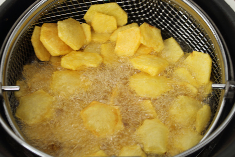 Пържим на партиди