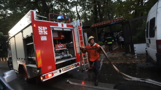 Автобус с ученици се запали в прохода Предела