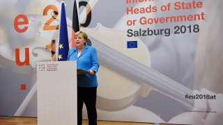 Канцлерът на Германия Ангела Меркел коментира факта че страната спечели