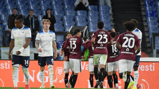 Лацио пропусна победата срещу Торино и завърши 1 1 на Олимпико