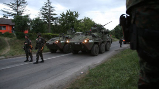 Престрелка при барикадите в Косово 