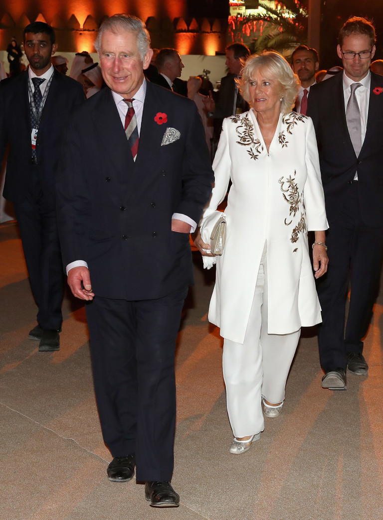 Чарлз и Камила в Абу Даби през 2016 година