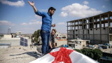  Първа огромна група бунтовници се изтегля от демилитаризираната зона в Идлиб 