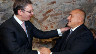 Премиерът Бойко Борисов и сръбският президент Александър Вучич са се