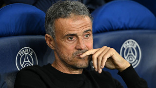 Треньорът на Пари Сен Жермен Луис Енрике логично бе разочарован