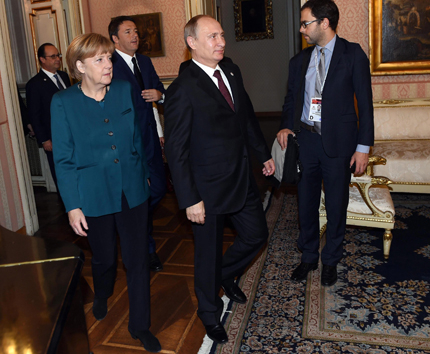 Меркел и Путин с надежда за успех на преговорите за газа между ЕС-Русия-Украйна
