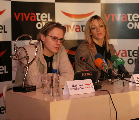 Денкова и Стависки в шоу с Васко Василев