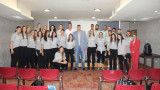 Любомир Ганев изнесе надъхваща реч пред волейболните националки