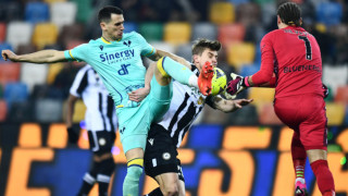 Удинезе и Верона завършиха 1 1 в двубой от 20 ия кръг