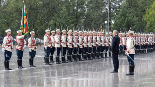 Държавният глава и върховен главнокомандващ на Въоръжените сили Румен Радев