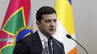 Президентът на Украйна Владимир Зеленски подчерта че изграждането на стена