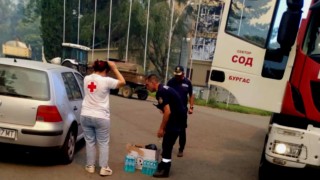 Доброволците от БЧК са на терен при пожара в Сунгурларе