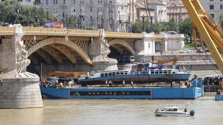 Откриха 25-та жертва на корабокрушението в Будапеща на 100 км от инцидента